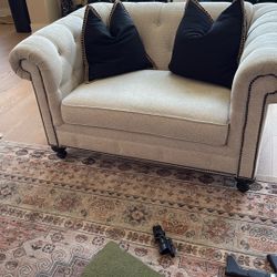 Love Seat Cream Beige