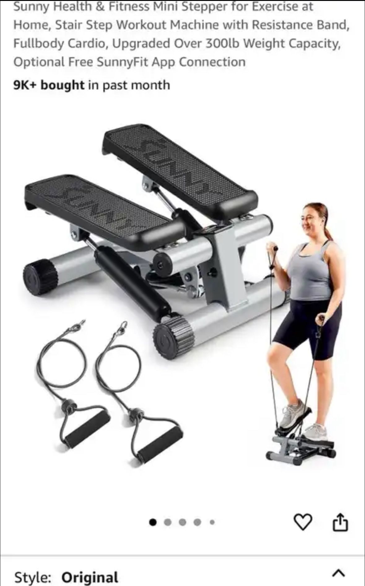 Sunny Health & Fitness Mini Stepper