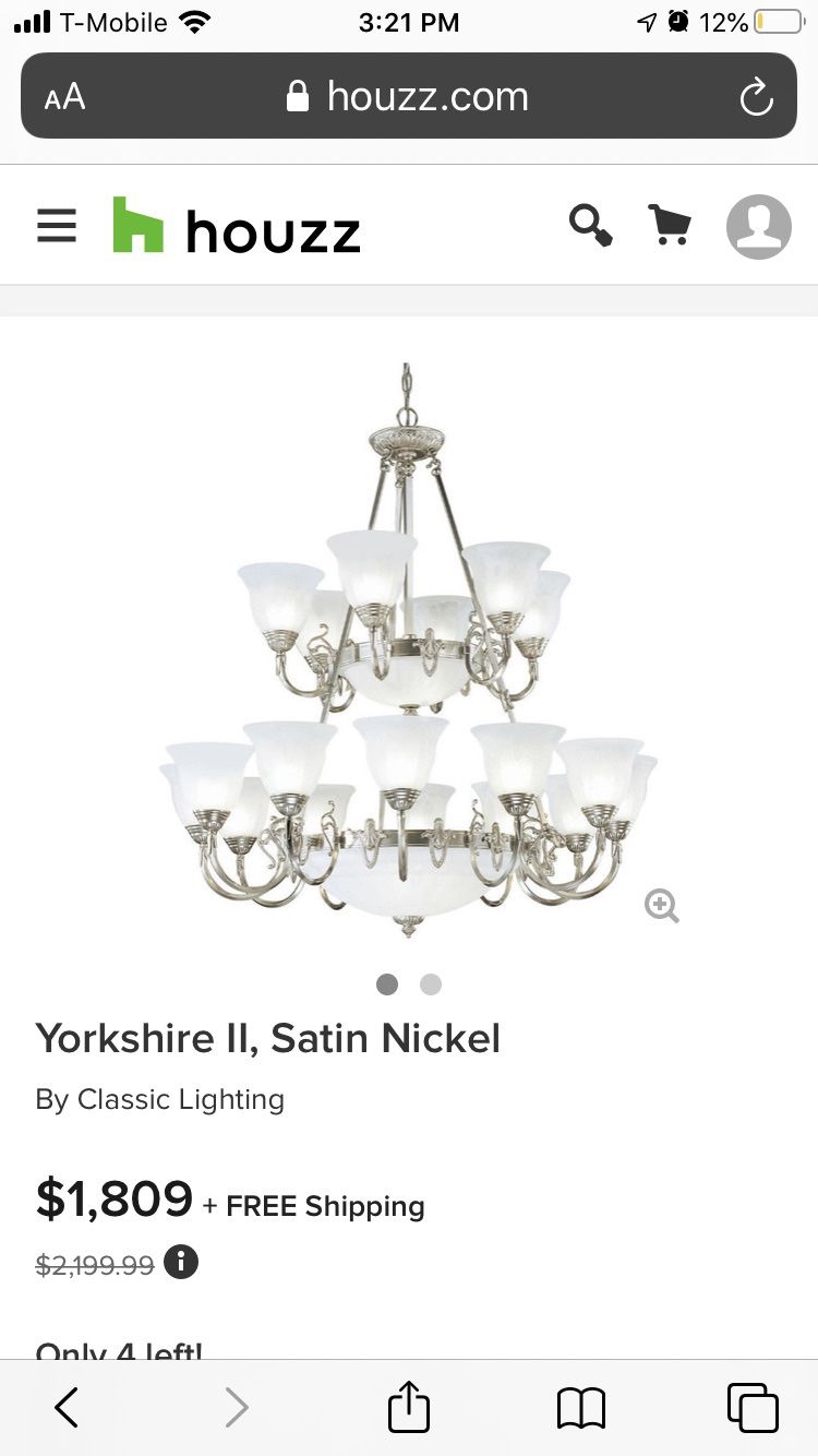 Brand new chandelier