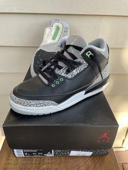 Green Glow 3s Size 7Y