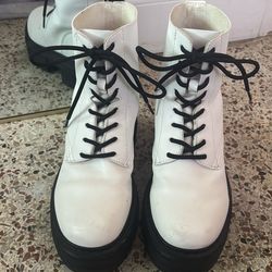 White Forever 21 Boots