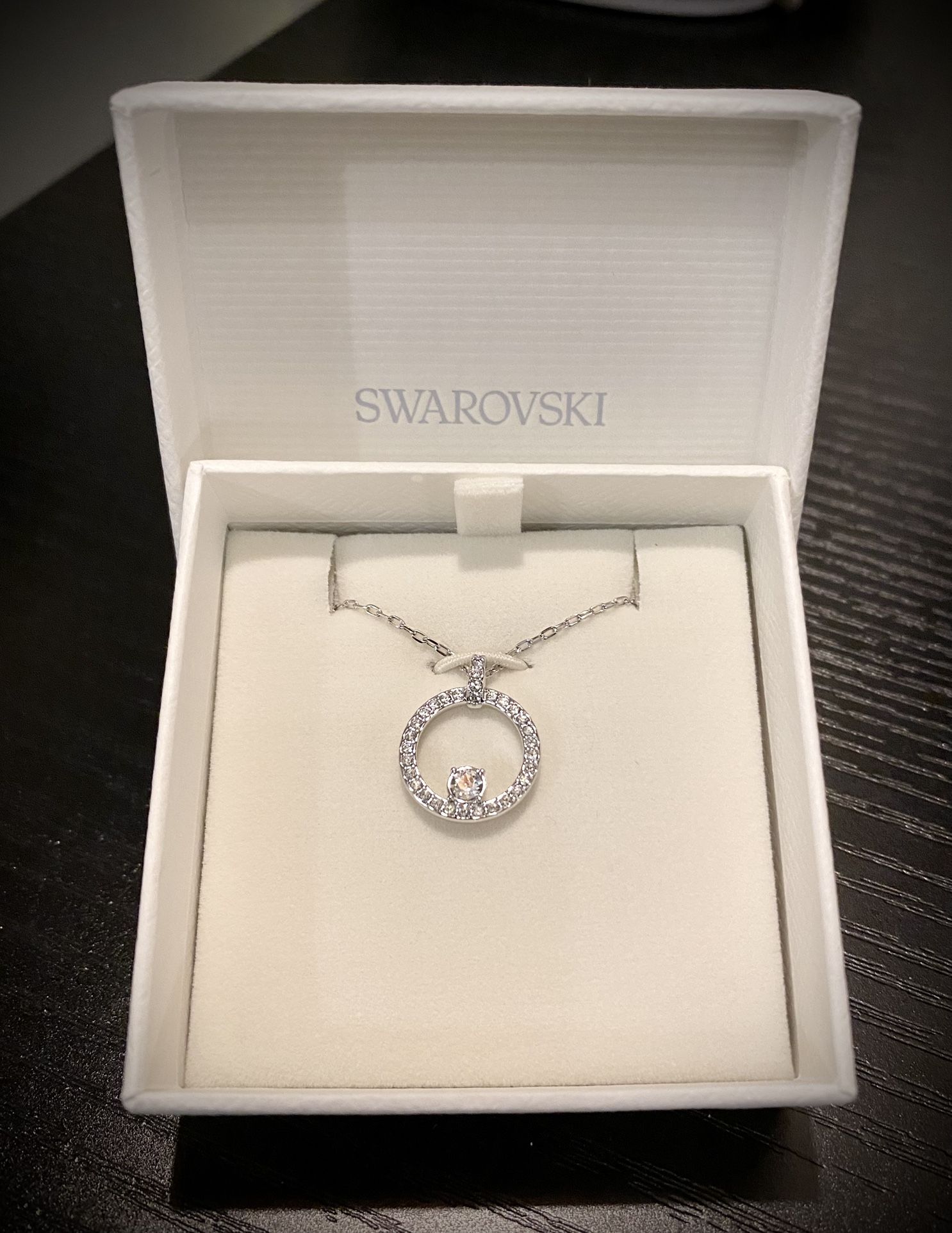 Swarovski Silver Pendant Necklace 