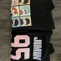 2 Pieces K-Pop BTS Hoodie Sweatshirt And Zipper Jacket 