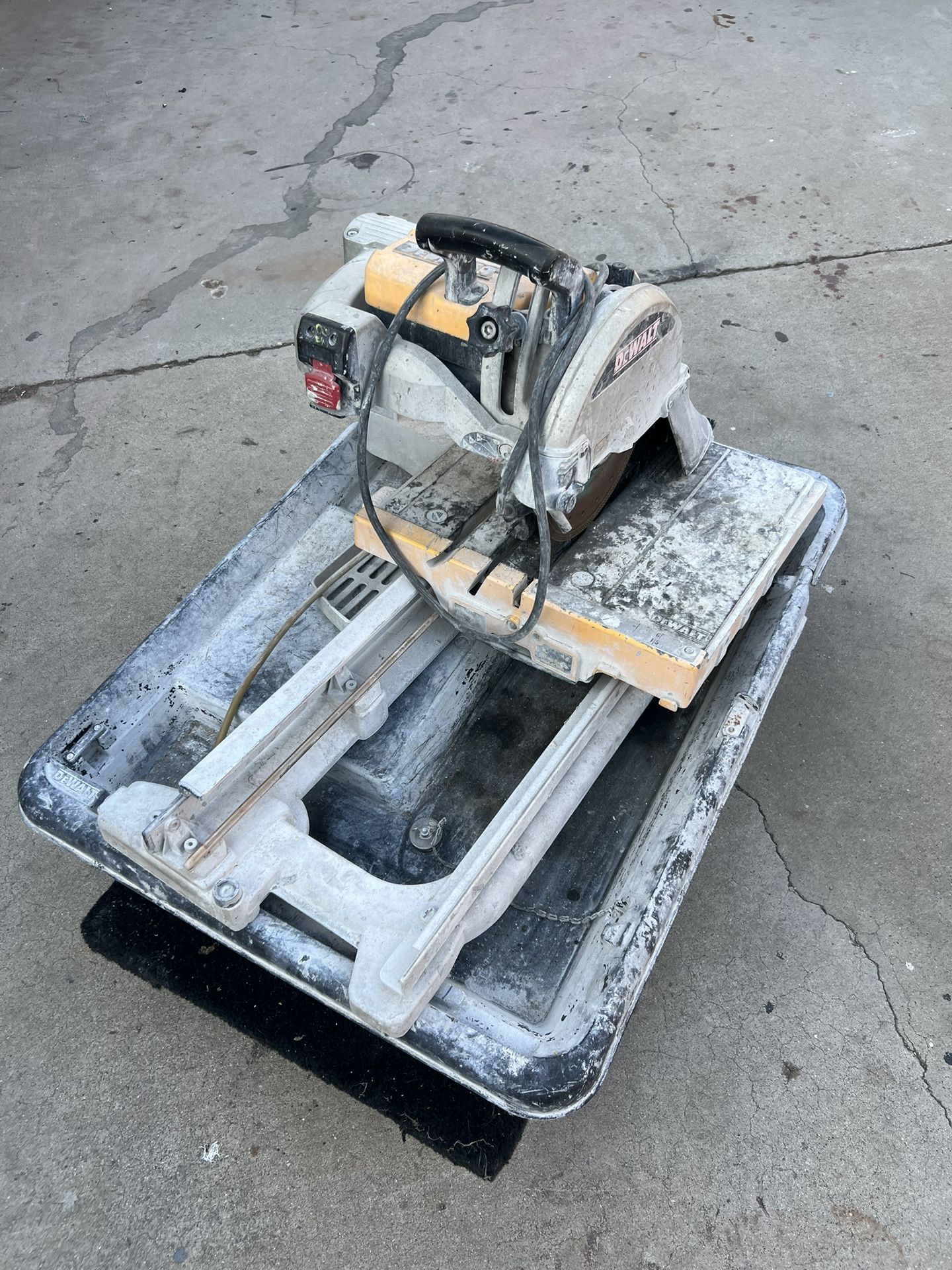 dewalt tile saw