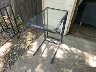 Ikea glass side table - Black ($20 each)