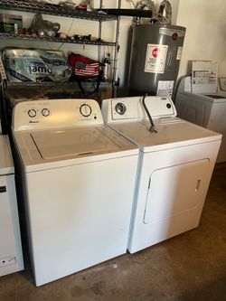 Whirlpool and Amana washer and dryer