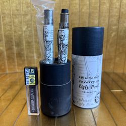 Retro 51 Tornado Dr. Gray Rollerball Pen & 1.15mm Mechanical Pencil Set - NEW