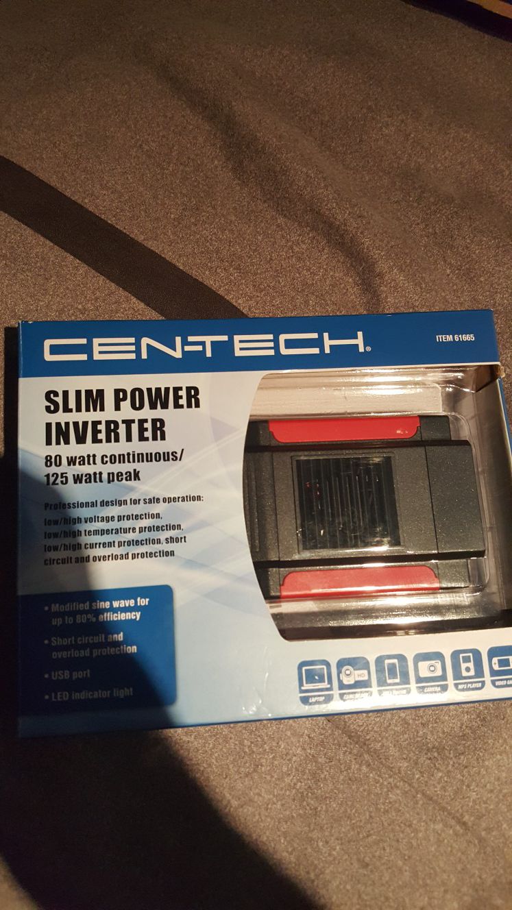 Slim power inverter