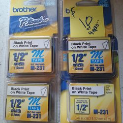 P touch black print labeling system