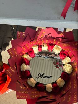 Custom flower mirror bouquet’s  permanent