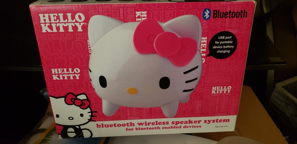 NEW Hello Kitty Bluetooth Wireless Speaker System