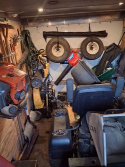 Lawn equipment and box truck
