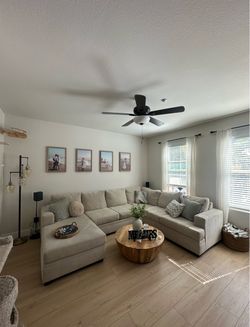 Living Spaces Sectional Couch