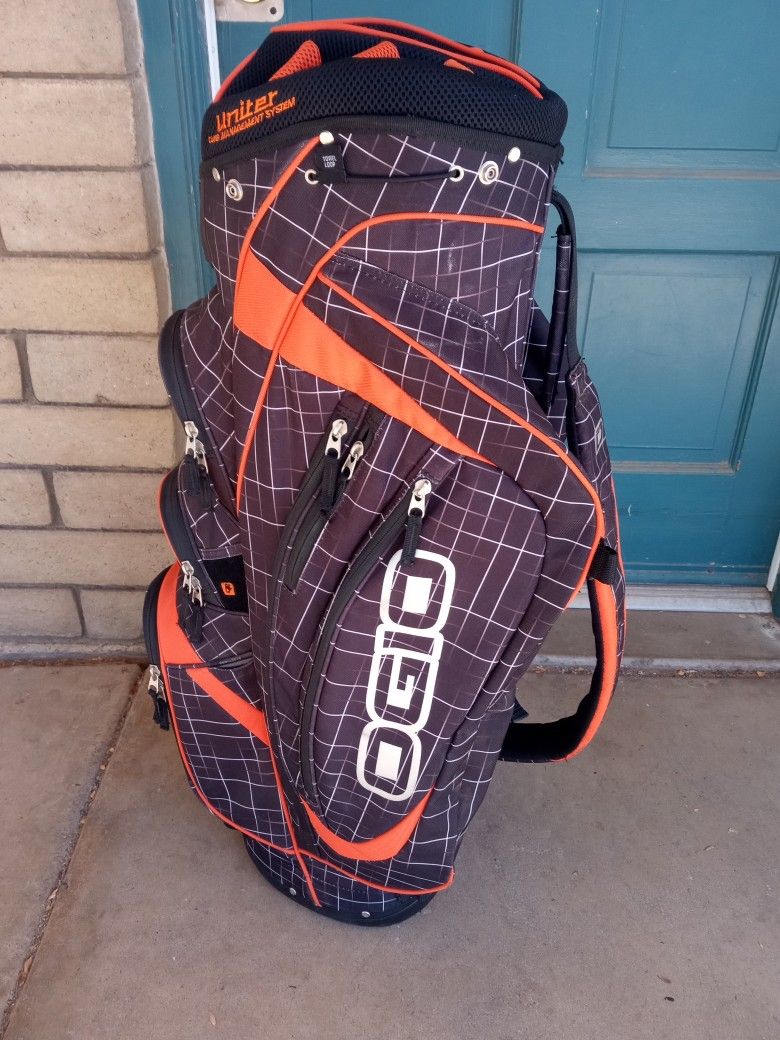 Golf Bag! Golf Clubs! Ogio Uniter 14 Slot Cart Bag!