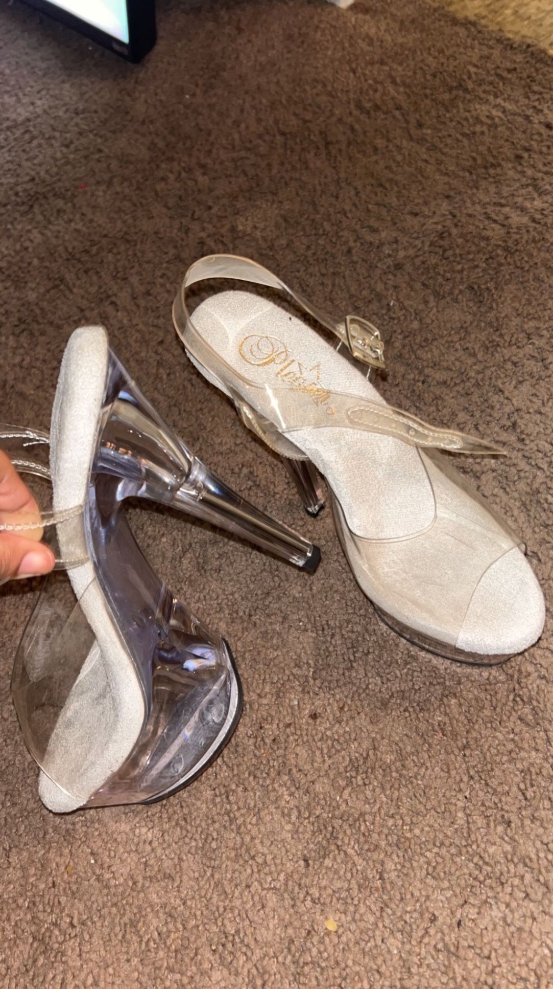 Clear Pleasure High Heels