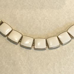 Vintage Napier Enamel Link Bracelet Gold Tone 