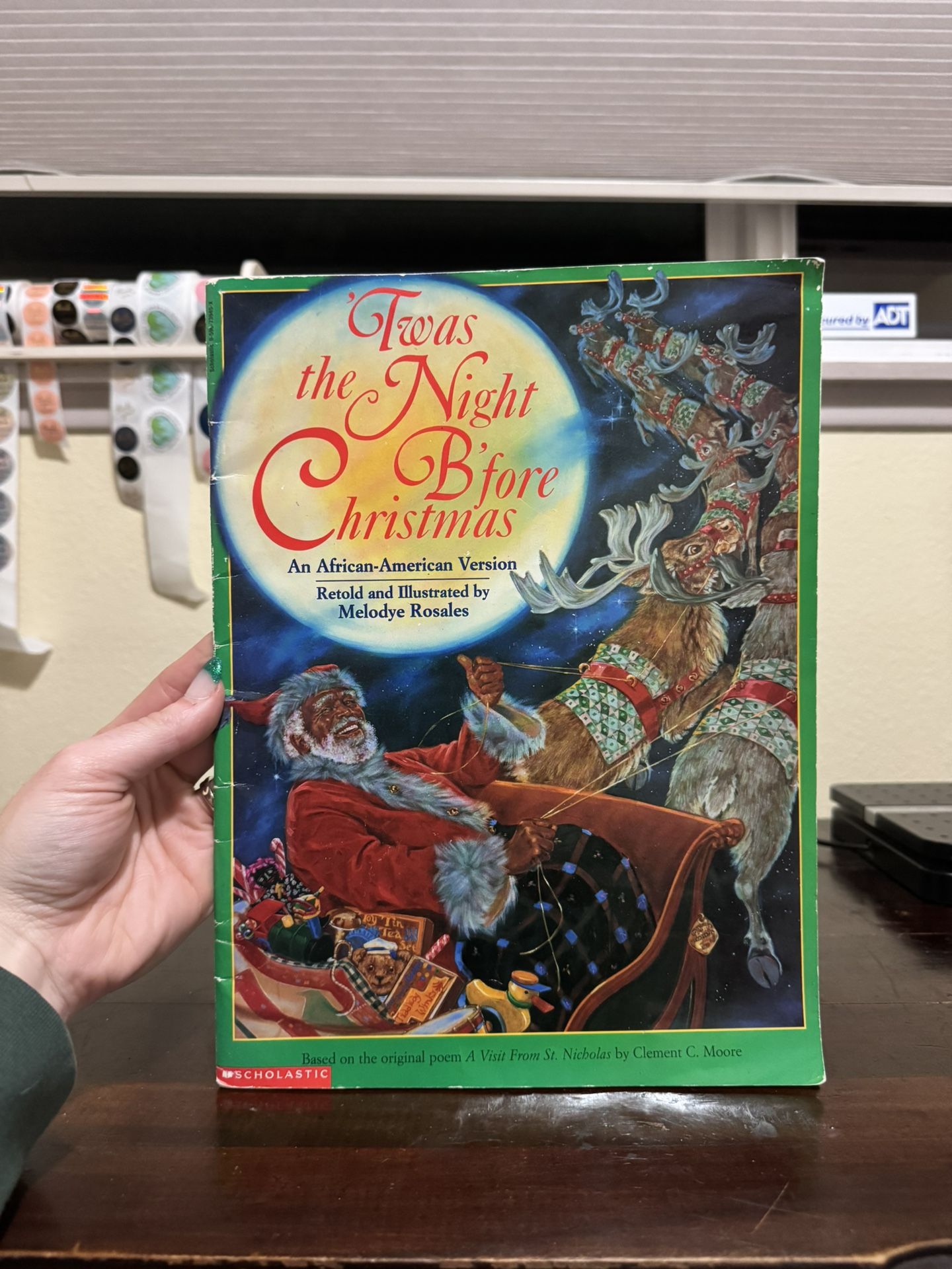 The Night Before Christmas Book - An African American Version