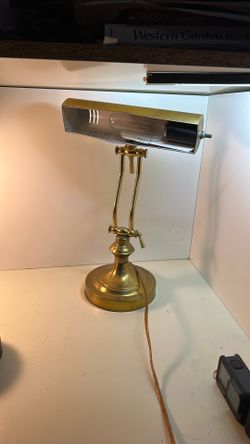 Vintage Bronze Desk Lamp