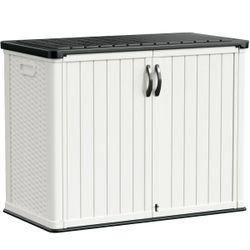 4 ft. x 2 ft. x 3 ft. 150 Gal. Secure Outdoor Storage, the Versatile Weather-resistant Cabinet brand new in box $125 G54(3）