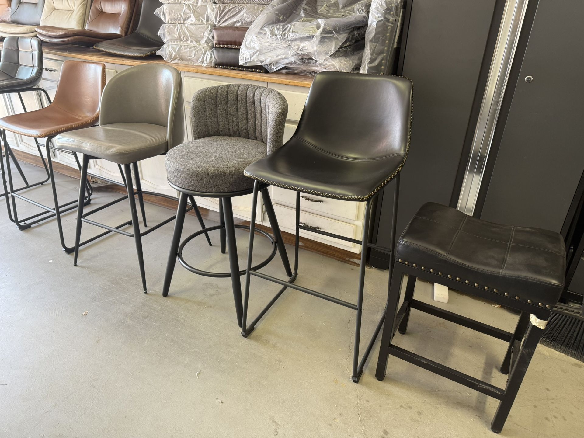 Largest Barstool Selection In The Valley Prices Range From $35-$95 Each