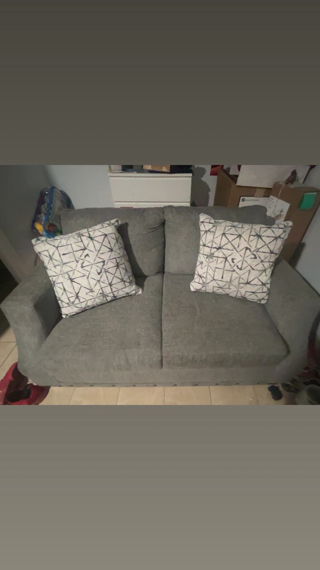 Grey couch