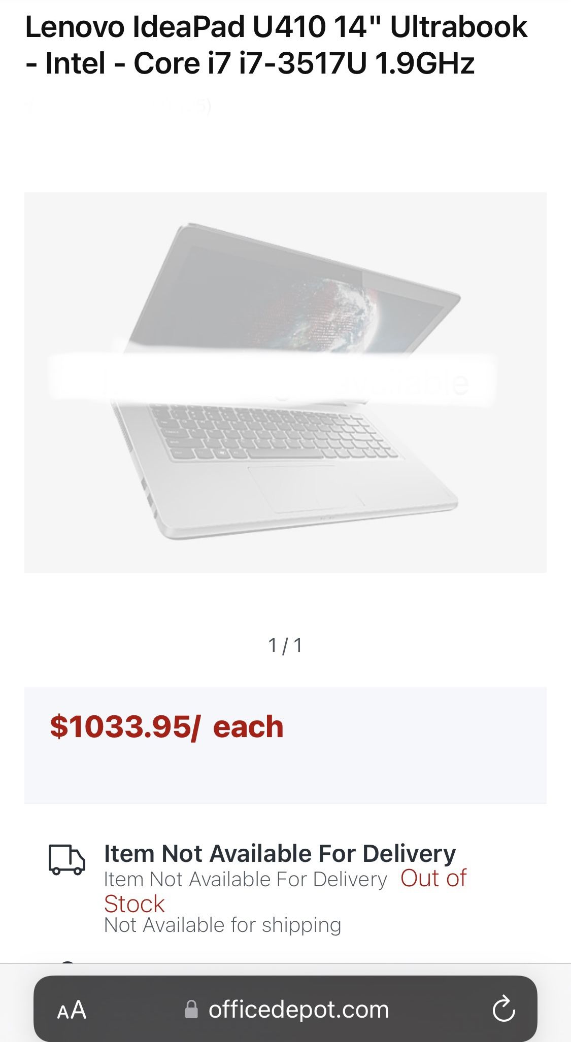 Lenovo Ideapad - Like New Laptop