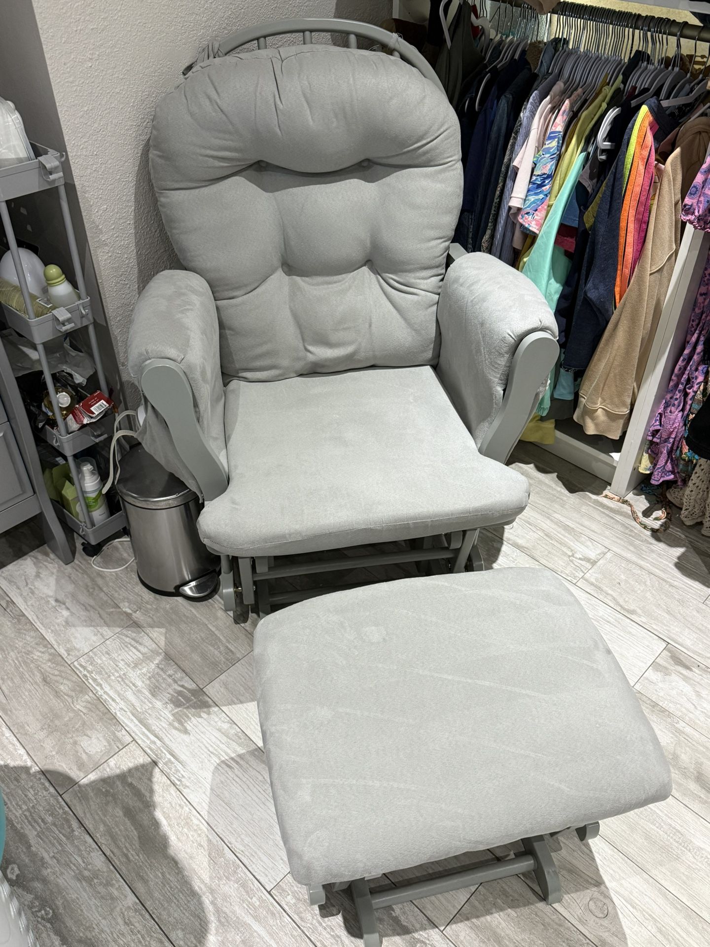 Nursery Gray Rocking Chair
