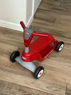 Radio Flyer Scoot 2 Scooter - Red: Steel & Plastic, Ages 1-4