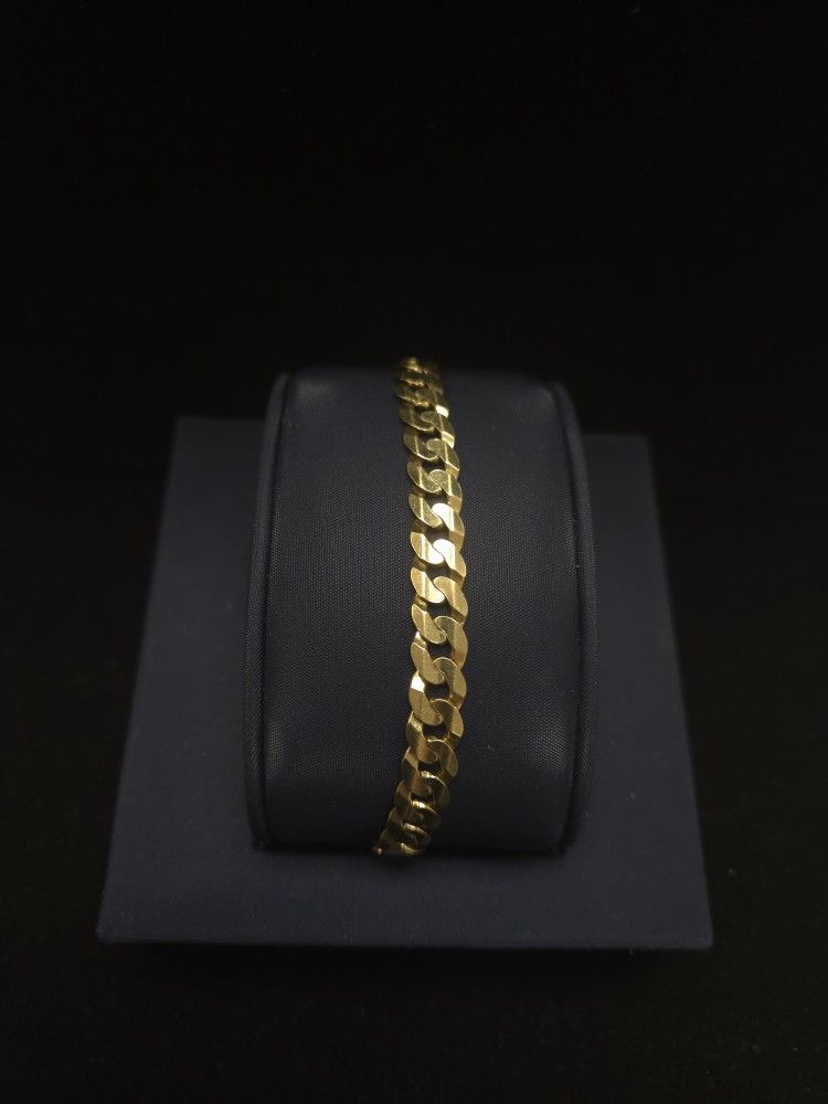 10k Gold Cuban Link Bracelet