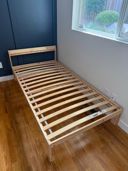 TWO IKEA Twin bed frames