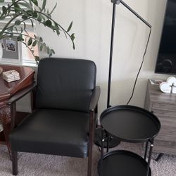IKEA Chair Lamp And Side Table