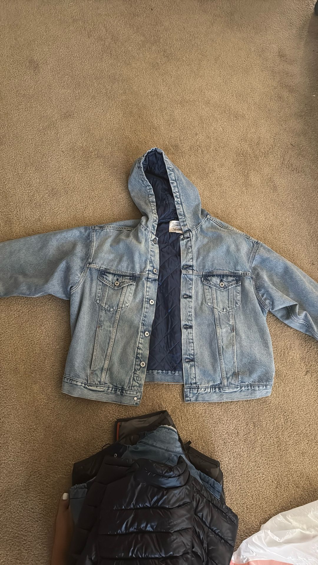 LEVIS DENIM HOODED JACKET