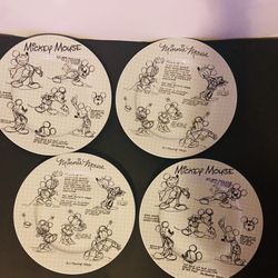 Disney Mickey sketch Book Plates
