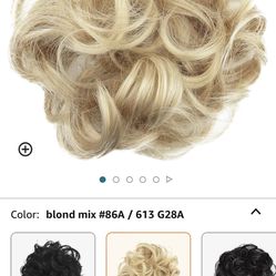 Large Messy Hair Bun