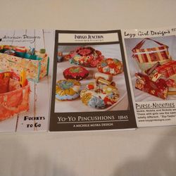Craft Patterns--Set of 3