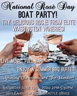 Tickets to National Rosè Day! Boat Party!