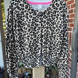 Cherokee Girl’s Leopard Print Sweater