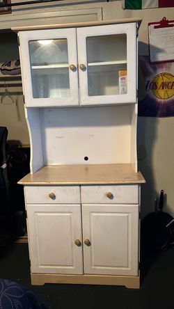 White and oak wood and for kitchen