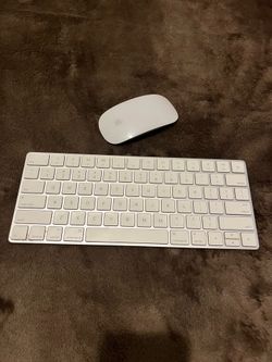 Wireless Apple keyboard and mouse