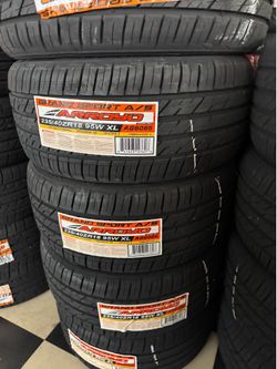 📲💯235/40/18 vendo set de llantas nuevas Arroyo grand sport