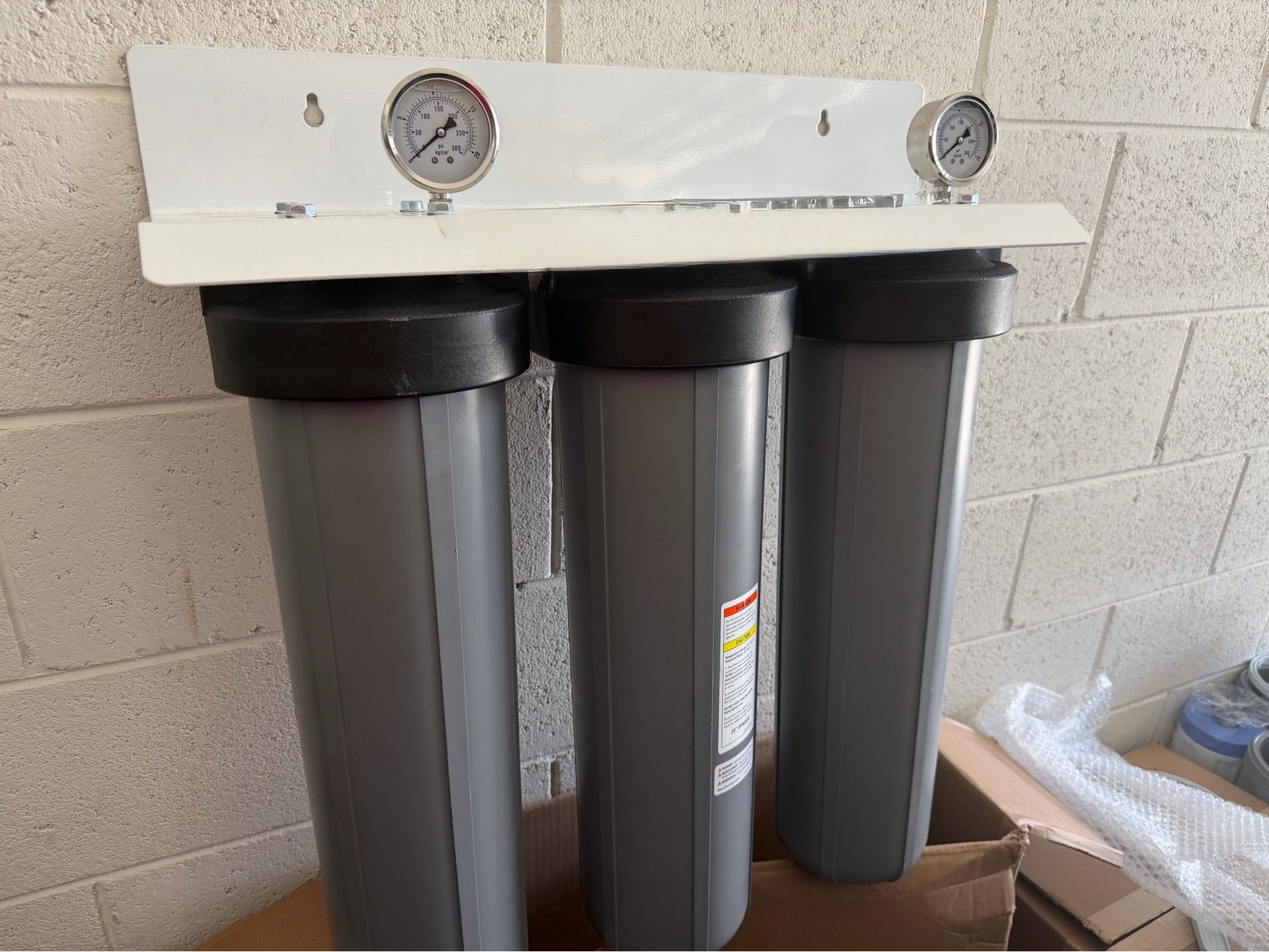 Whole Home Water Filtration System + Reverse Osmosis System
