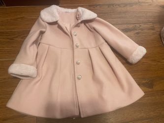 Little girls pink coat