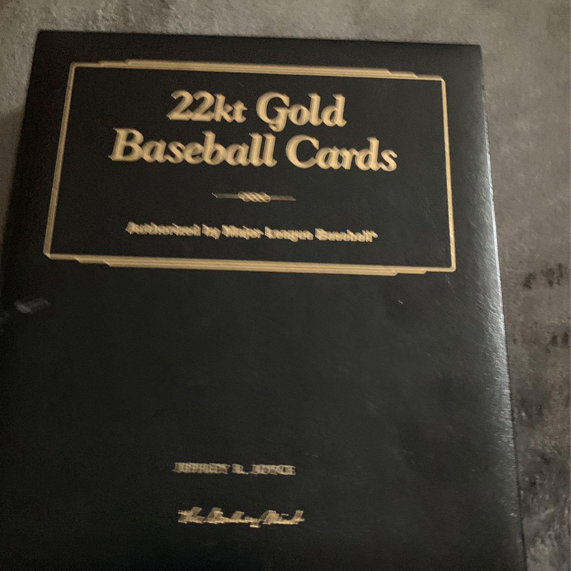 22kt Gold Baseball cards Set Of 50