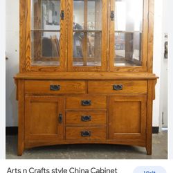 China Cabinet Table And 6 Chairs $500