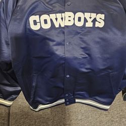 Dallas Cowboys Mitchell & Ness. 2XL Satin Jacket  $100 
