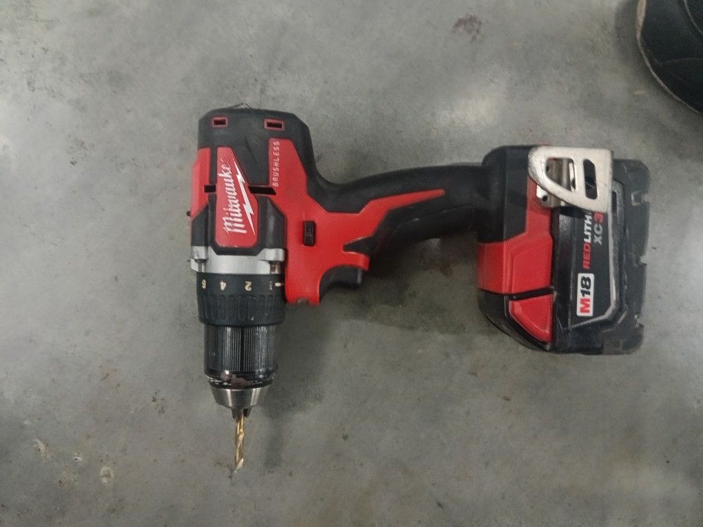 Milwaukee Drill Battery And Charger Sold Separately