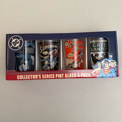 DC Comics Pint Glasses 4pk - $15