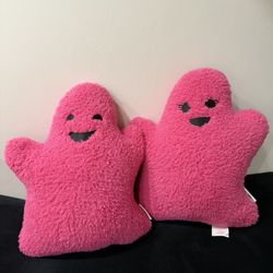 Pink Ghost Decor Pillows