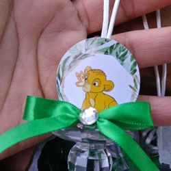 Lion King Baby Shower Pacifiers Guest Favor Necklaces