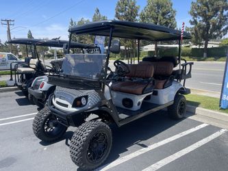 FULLY CUSTOM STREET LEGAL EZ-GO L6 • 160Ah LITHIUM • 30+ MPH • 6 PASSENGER • LOADED • $22K+ BUILD